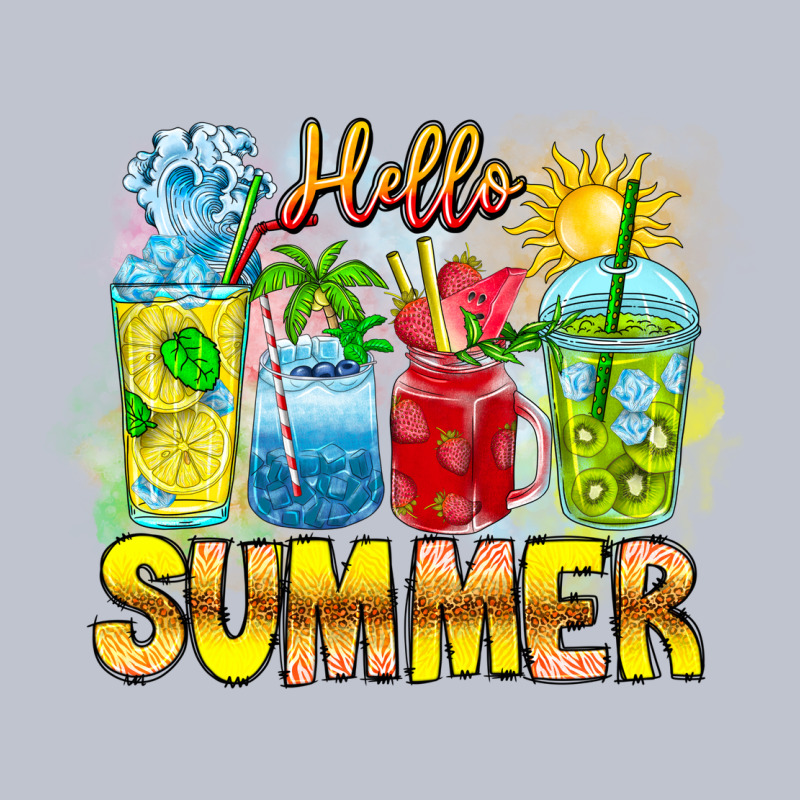 Hello Summer Premium Hoodie by CowhideDigitalArt | Teevron