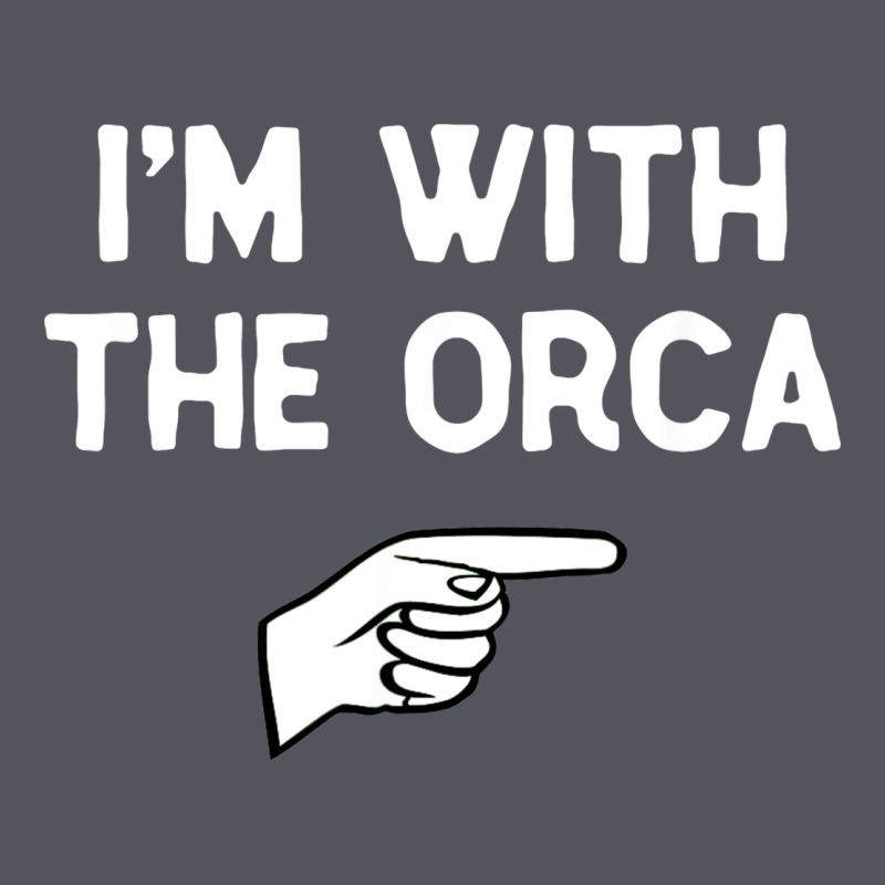 Im With The Orca Costume Halloween Matching Party Vintage Hoodie by longCreatives | Teevron