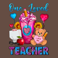 One Loved Teacher Valentines Day Cold Drink Frappe Long Sleeve Tee | Teevron