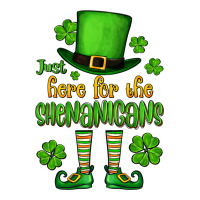 Just Here For The Shenanigans St. Patrick's Long Sleeve Tee | Teevron