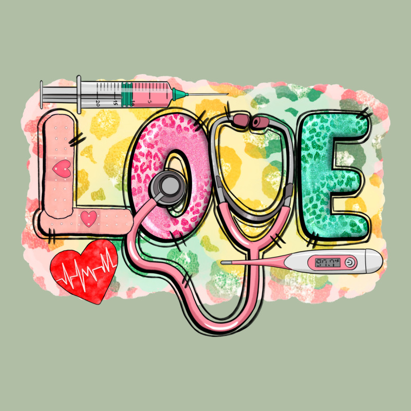 Love Nursing Leopard Urban Heavy Tee by CowGirlArtShop | Teevron
