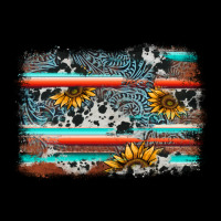 Serape Cowhide Sunflower Background Urban Hoodie | Teevron