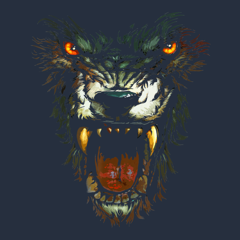 Werewolf Face Lycan Gothic Horror Occult Scary Halloween Zipper Hoodie by longCreatives | Teevron