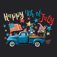 Happy 4th Of July Gnome Truck Vintage Tee | Teevron