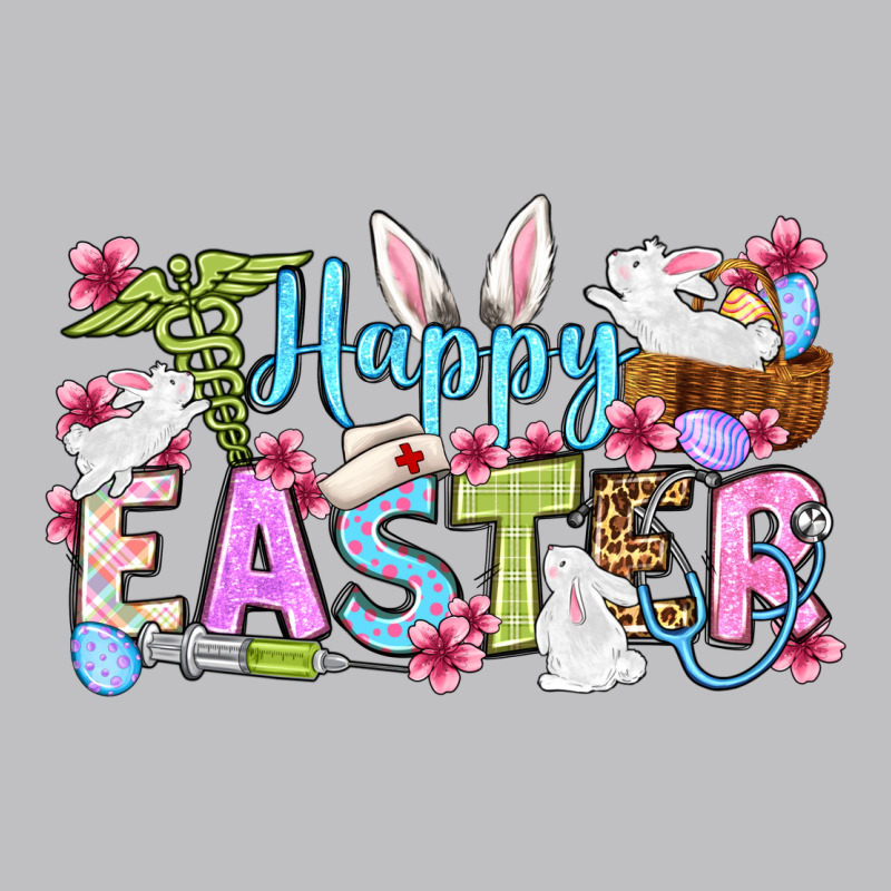 Happy Easter Nurse Long Sleeve Tee by OliviaCreatesArt | Teevron