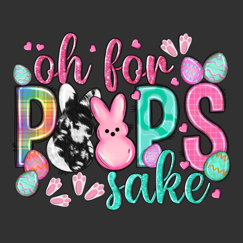 Oh For Peeps Sake Cowhide Easter Day Urban Heavy Tee by HowdyJamesFarm | Teevron