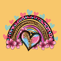 Valentine's Day Rainbow Heart Olivia Vintage Hoodie | Teevron