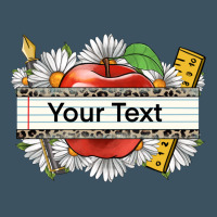 Floral Teacher Custom Name Urban Heavy Tee | Teevron