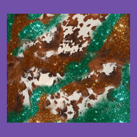 Brown Cowhide Glitter Premium Sweatshirt | Teevron