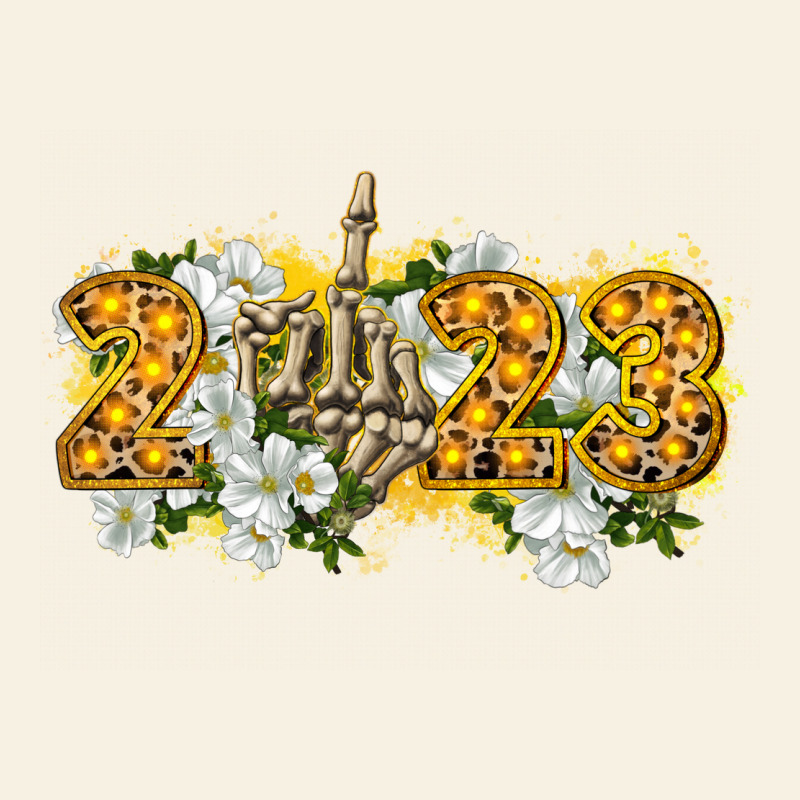 2023 Skeleton Middle Finger New Year Vintage Tee by CowGirlArtShop | Teevron