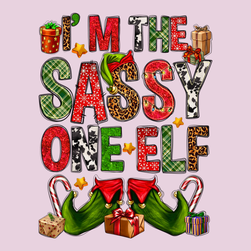 I'm The Sassy On The Elf Ladies Tee by NancyCooperArtShop | Teevron