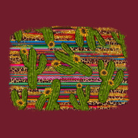 Cinco De Mayo Sunflower And Cactus Background Zipper Hoodie | Teevron