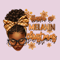 Have A Melanin Christmas Afro Woman Ladies Tee | Teevron