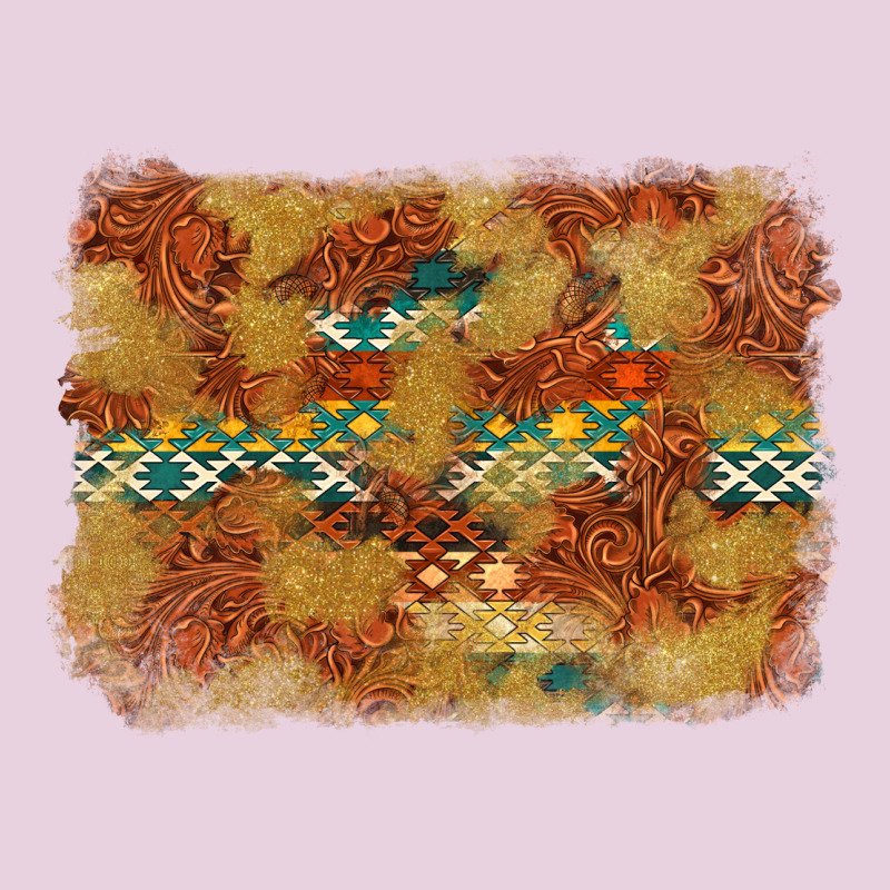 Aztec Background Pattern Western Ladies Tee by texasbilliewilder | Teevron