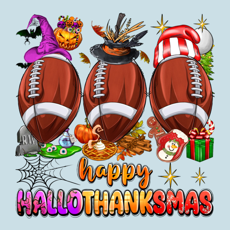 Happy Hallothanksmas Football Ladies Tee by texasbilliewilder | Teevron