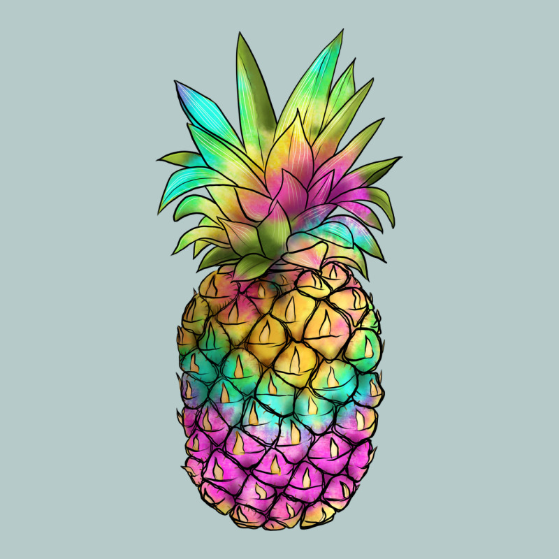 Tie Dye Pineapple Heavy Core Tee by JahusDesignShop | Teevron