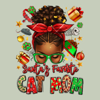 Santas Favorite Cat Mom Ladies Tee | Teevron
