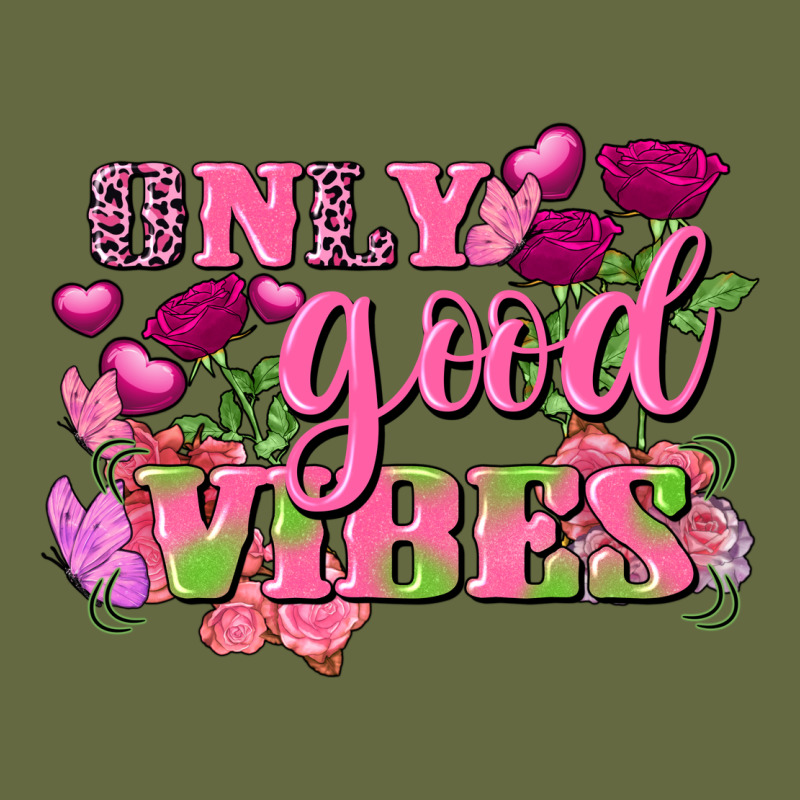 Valentine's Day Only Good Vibes Long Sleeve Tee by FaDigitalArtStudio | Teevron