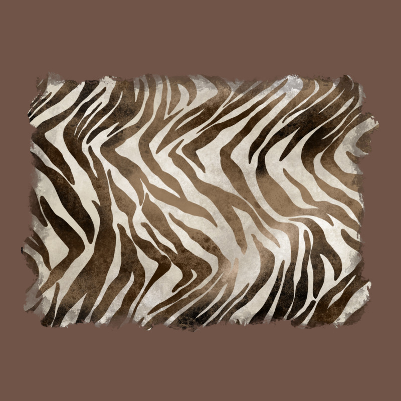 Brown Zebra Pattern Background Premium Sweatshirt by BarkalooDesign | Teevron