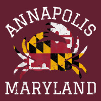 Annapolis Maryland Crab State Flag Home Travel Vintage Classic Tee | Teevron