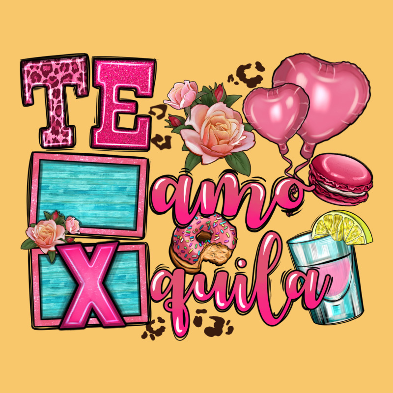 Te Amo Te Quila Vintage Hoodie by OliviaCreatesArt | Teevron