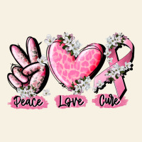 Peace Love Cure Breast Cancer Vintage Tee | Teevron