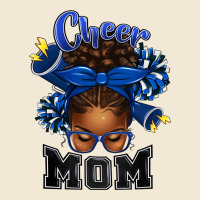 Cheer Mom Afro Messy Bun Premium Tee | Teevron