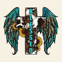 Western Wings Cross Blessed Vintage Tee | Teevron