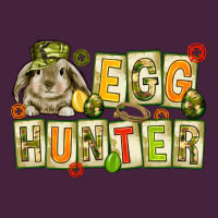 Egg Hunter With Camouflage Plate Letters Easter Classic Tee | Teevron