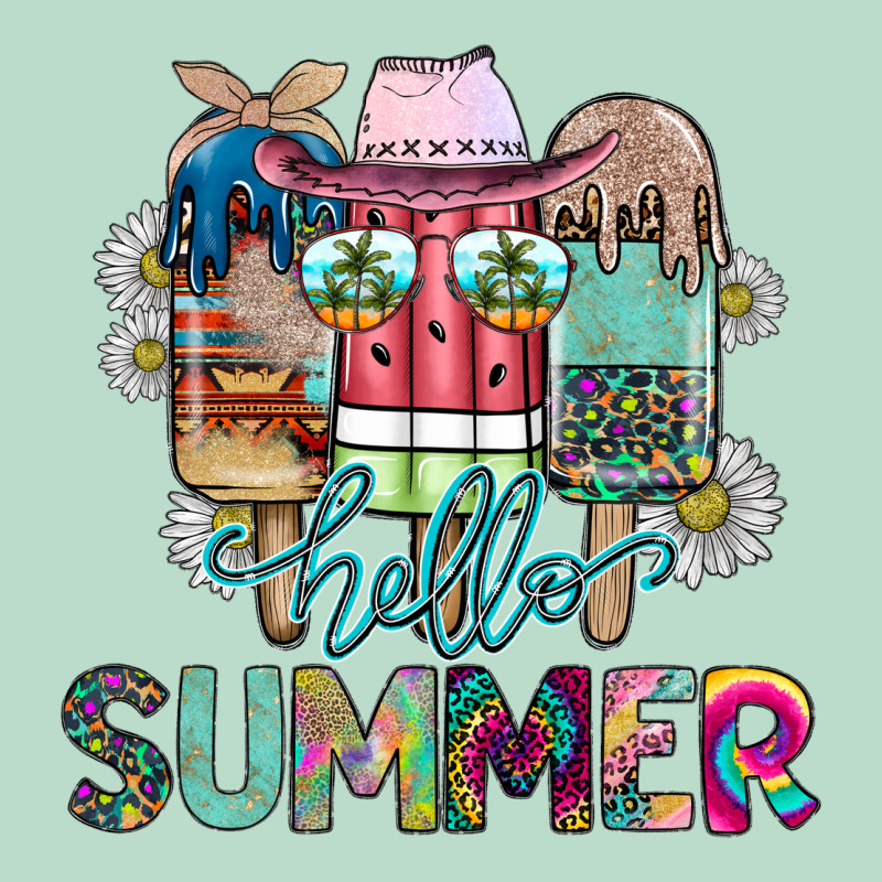 Hello Summer Premium Hoodie by CowhideDigitalArt | Teevron