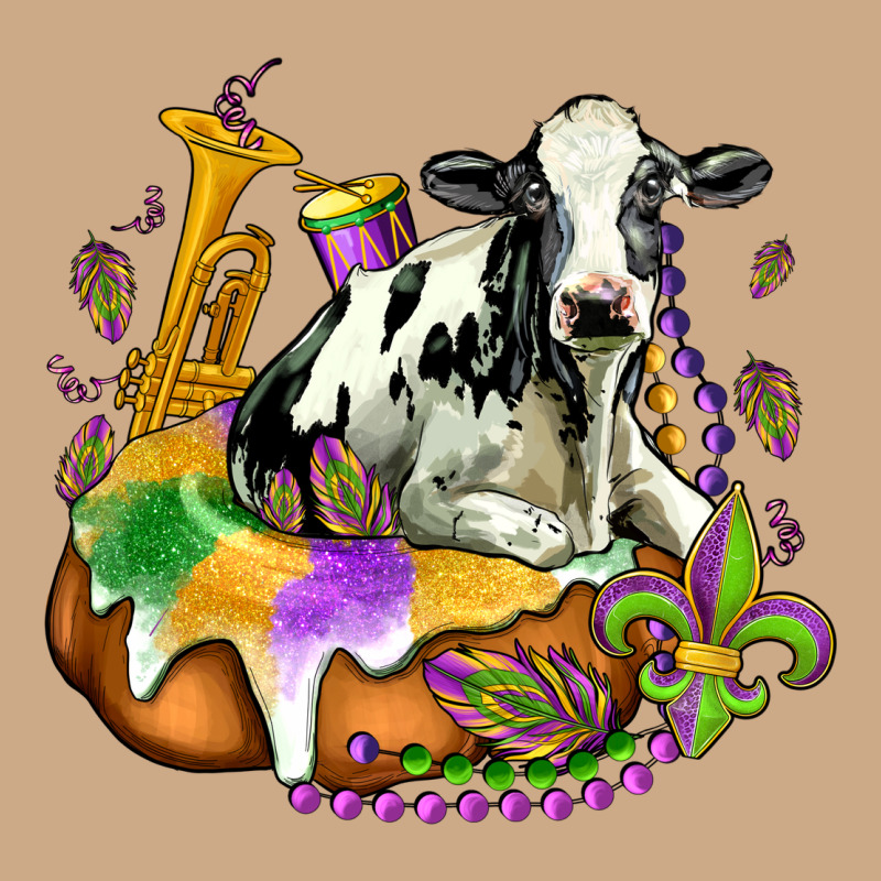 Holstein Mardi Gras Vintage Hoodie by OliviaCreatesArt | Teevron