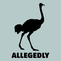 Allegedly Funny Ostrich Heavy Core Tee | Teevron