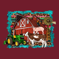 Farm Life Tractor Cow Pig Rooster Zipper Hoodie | Teevron