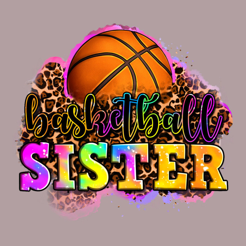 Basketball Sister Vintage Hoodie by OliviaCreatesArt | Teevron
