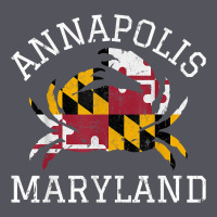 Annapolis Maryland Crab State Flag Home Travel Vintage Vintage Hoodie | Teevron