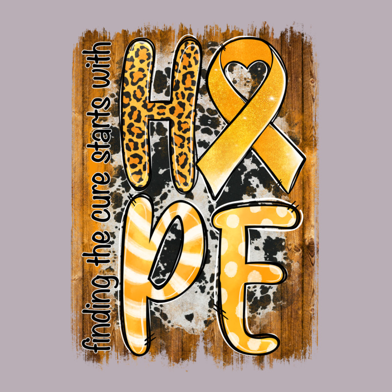Finding The Cure Starts With Hope Childhood Cancer Awareness  With Bac Vintage Tee by Jasminsmagicworld | Teevron