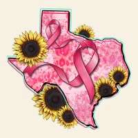 Texas Map Breast Cancer Vintage Tee | Teevron