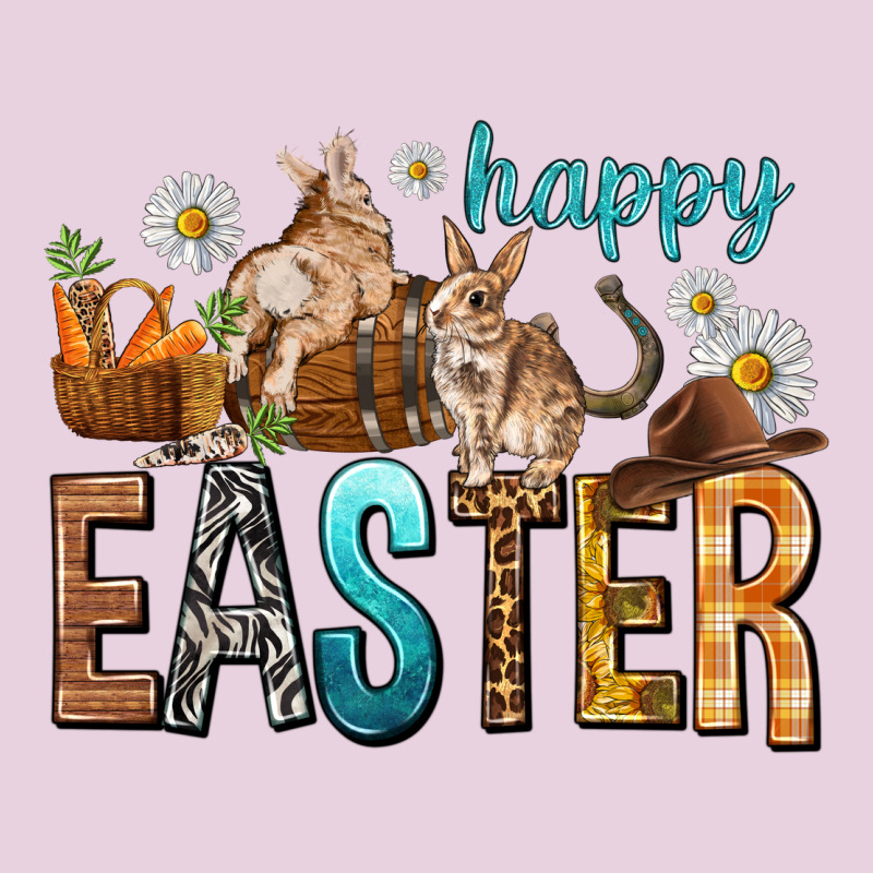 Happy Easter With Cowboy Ladies Tee by NancyCooperArtShop | Teevron