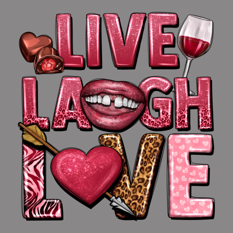 Live Laugh Love Valentine's Day Vintage Tee by HowdyJamesFarm | Teevron