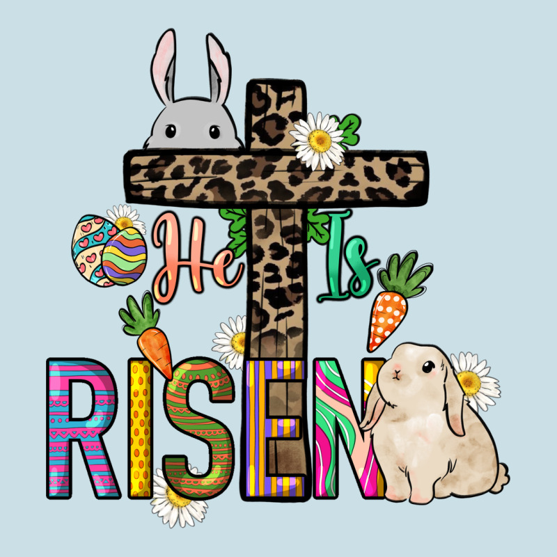 He Is Risen Easter Ladies Tee by NancyCooperArtShop | Teevron