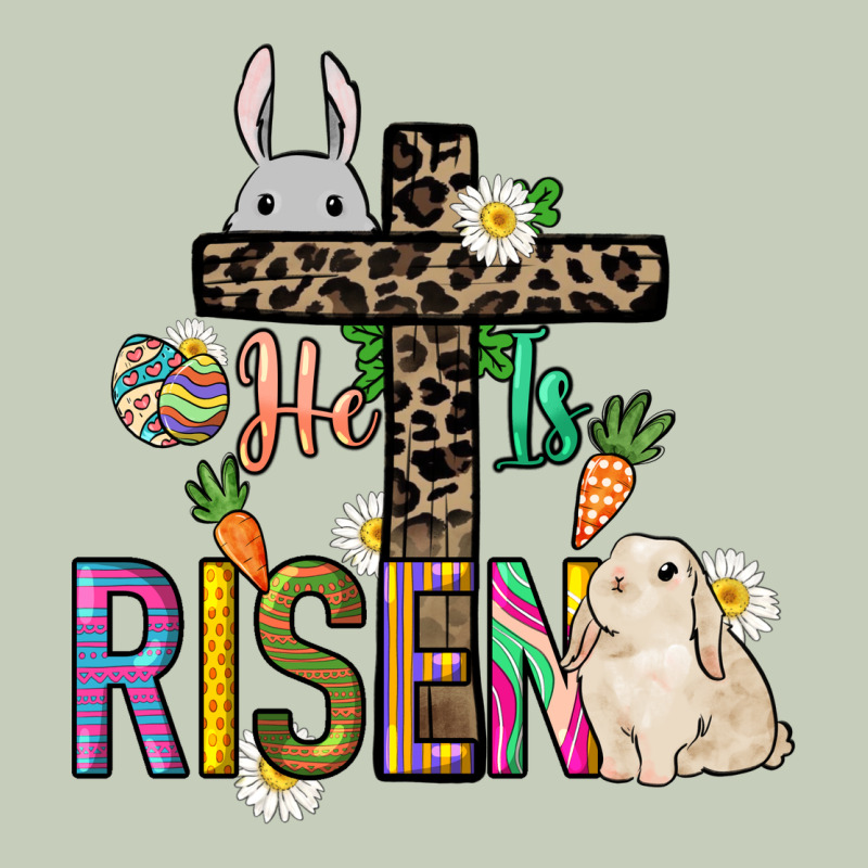 He Is Risen Easter Ladies Tee by NancyCooperArtShop | Teevron