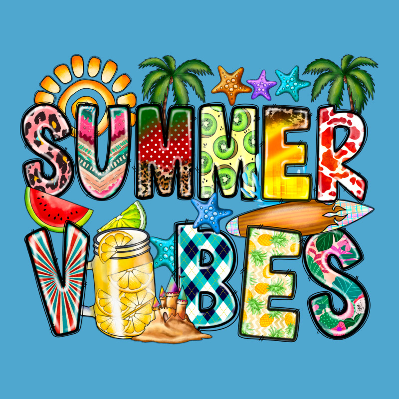 Summer Vibes Premium Hoodie by CowhideDigitalArt | Teevron