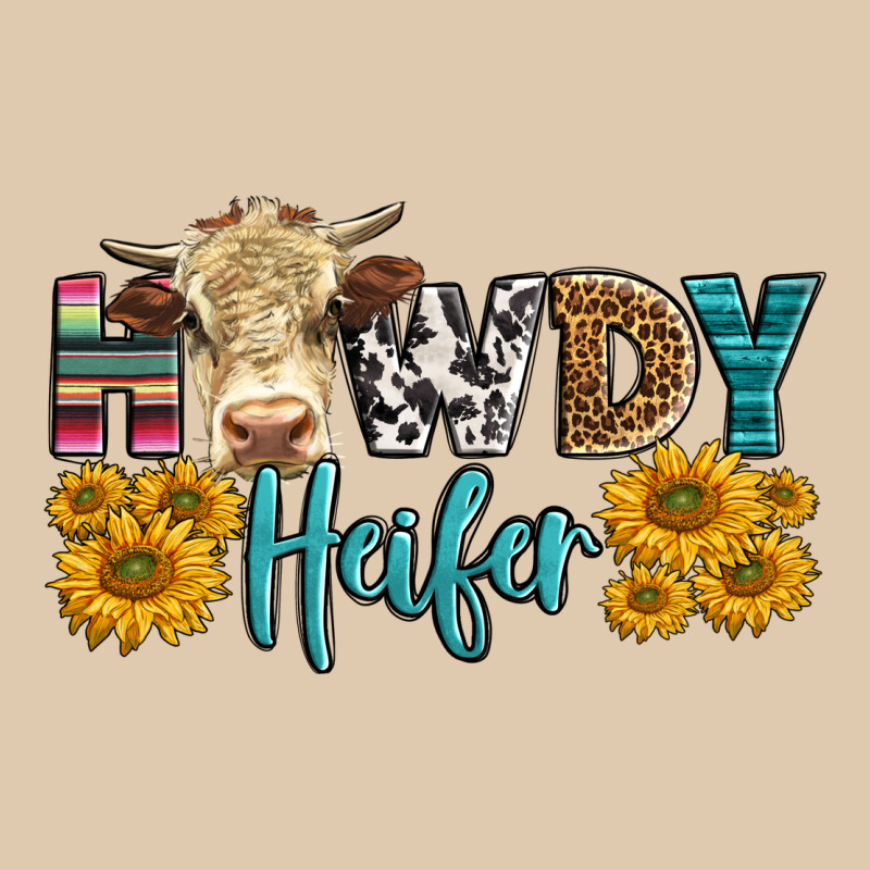 Western Howdy Heifer With Simmental Cow Heavyweight Sweatshirt by LillyAllenDesigns | Teevron