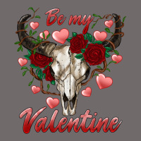 Be My Valentine Bull Skull Urban Heavy Tee | Teevron
