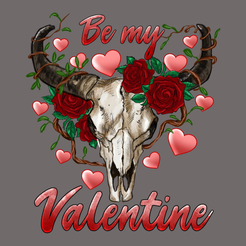 Be My Valentine Bull Skull Urban Heavy Tee by RanaPortraitStore | Teevron