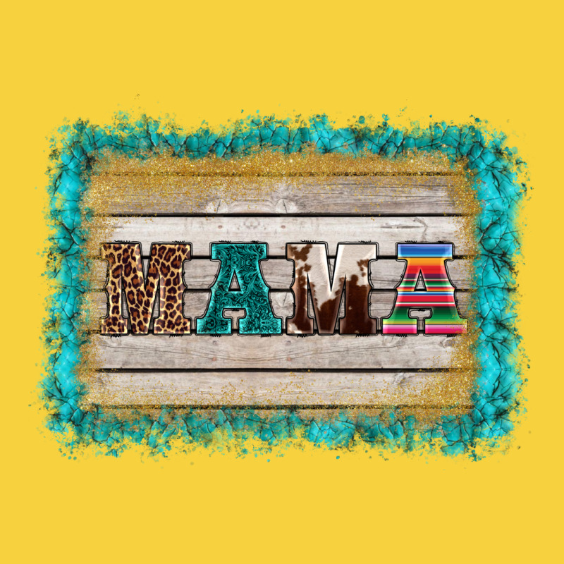Western Turquoise's Mama Background Premium Sweatshirt by BarkalooDesign | Teevron