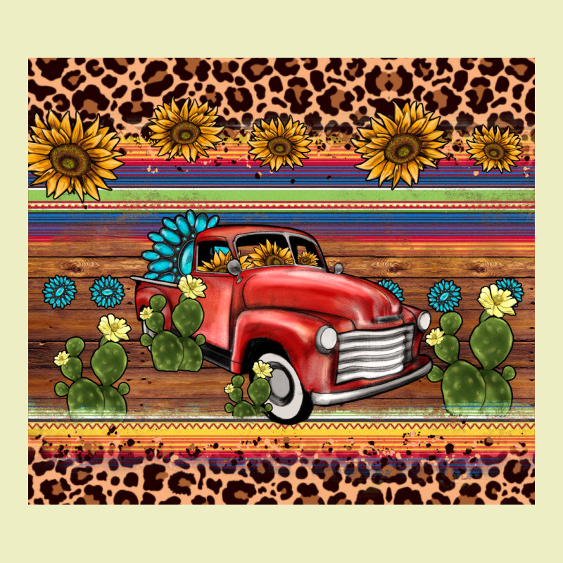 Truck Sunflower Leopard Urban Hoodie by AdoDesignShop | Teevron