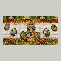 Easter Camouflage Egg Hunter Bunny License Plate Template Heavyweight Hoodie | Teevron