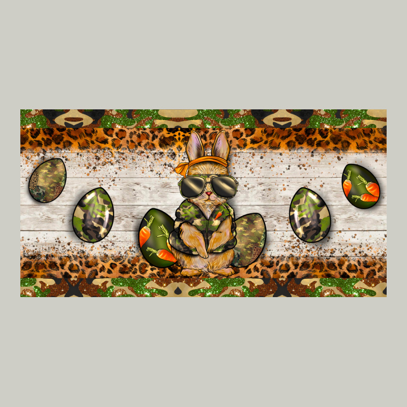 Easter Camouflage Egg Hunter Bunny License Plate Template Heavyweight Hoodie by BarkalooDesign | Teevron