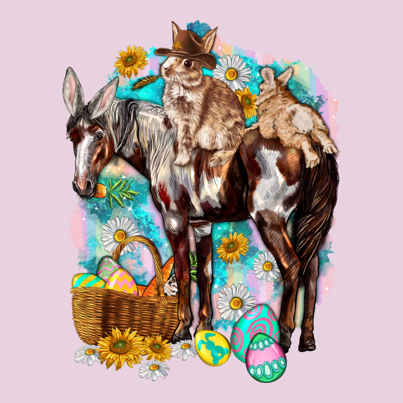 Happy Easter Day Rodeo Ladies Tee by NancyCooperArtShop | Teevron